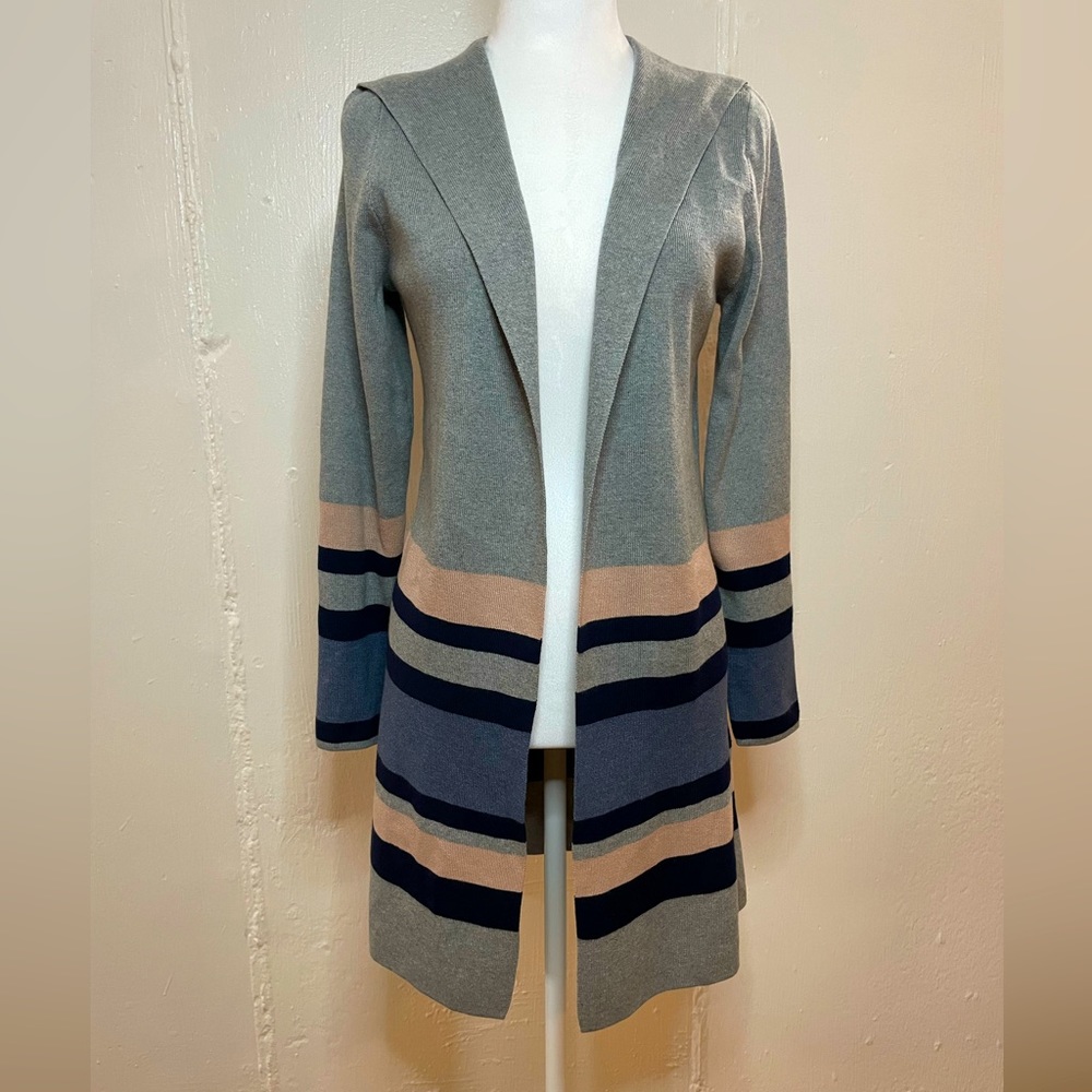 Apt 9 Long Striped Cardigan Size XS EUC